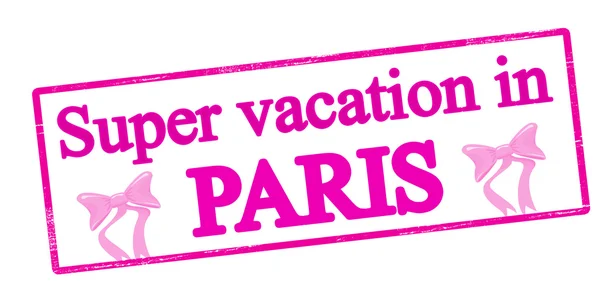 Super vacances à Paris — Image vectorielle