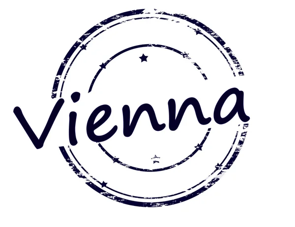 Vienna rund stämpel — Stock vektor