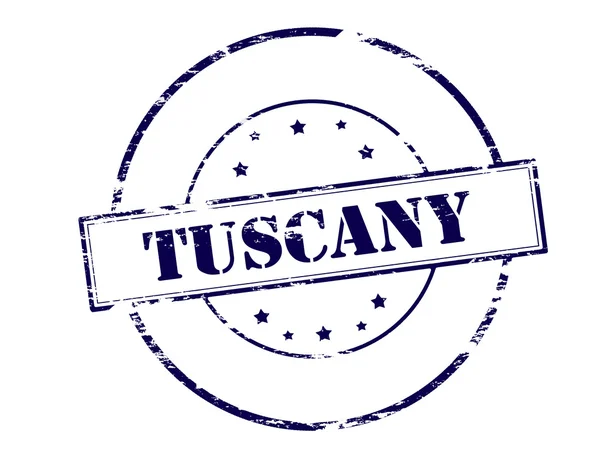 Tuscany yuvarlak damga — Stok Vektör