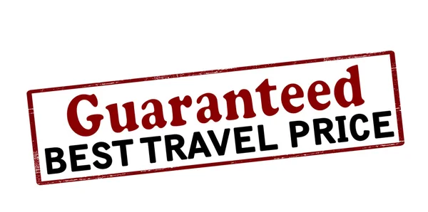 En iyi seyahat etmek fiyat garantisi — Stok Vektör