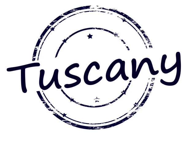 Sello redondo Toscana — Vector de stock