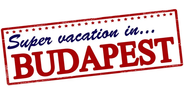 Super vakantie in Boedapest — Stockvector