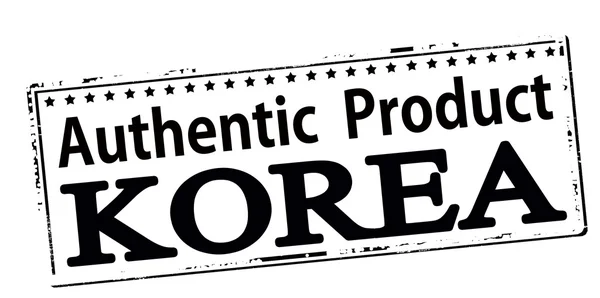 Korea som autentisk produkt – stockvektor