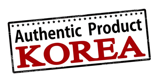 Äkta produkt Korea — Stock vektor