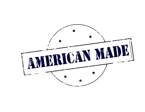 Selo de fabrico americano —  Vetores de Stock