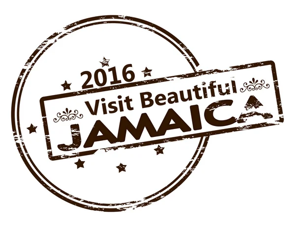 Visitez la belle Jamaïque — Image vectorielle