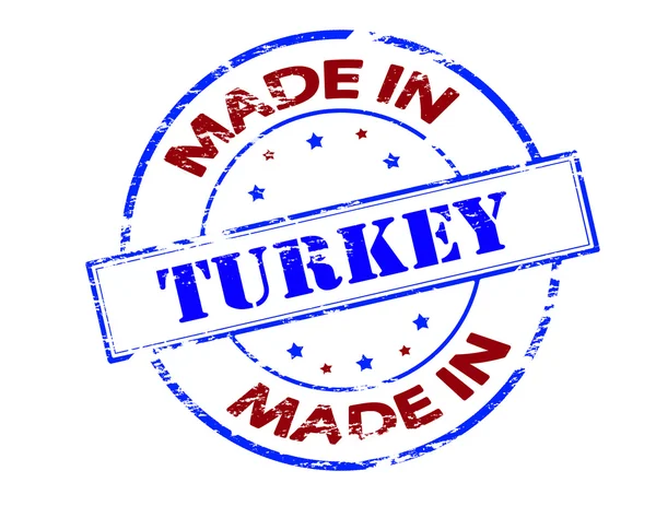Gemaakt in Turkije — Stockvector