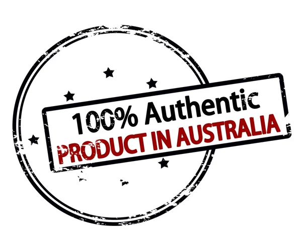 Produit 100 % authentique en Australie — Image vectorielle