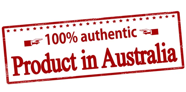 Produit 100 % authentique en Australie — Image vectorielle