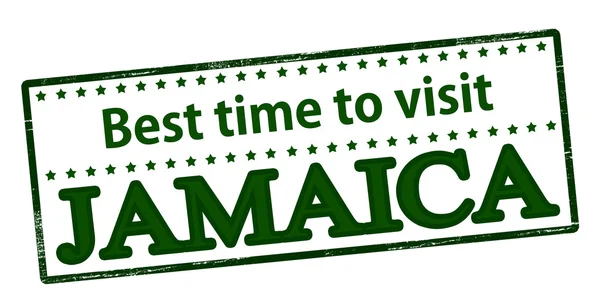 Best time to visit Jamaica — Stock Vector