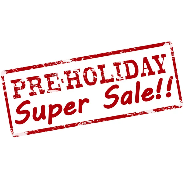 Pre holiday super sale — Stock Vector