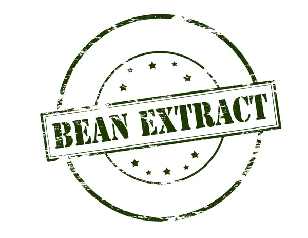 Bean extract stamp — Stock Vector