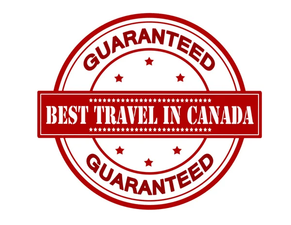 カナダで最高の旅行 — ストックベクタ