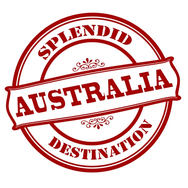 Wspaniałe miejsca przeznaczenia Australia — Wektor stockowy