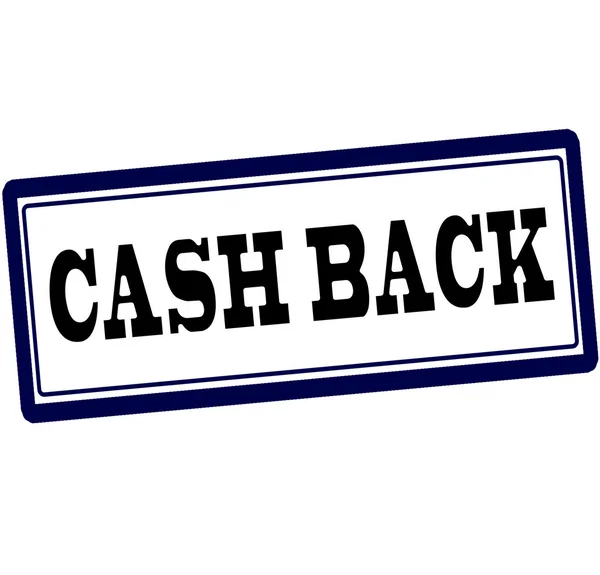 Cash back bélyegző — Stock Vector