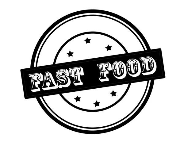 Fast-Food-Marke — Stockvektor