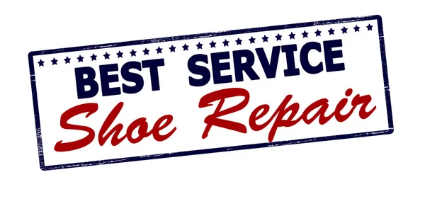 Melhor serviço de reparação sapato — Vetor de Stock
