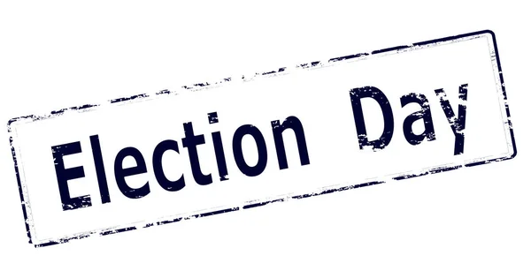 Rubber Stamp Text Election Day Vector Illustration — Stock Photo, Image