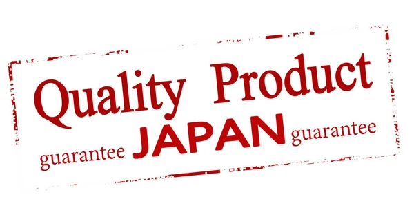 Gummistämpel Med Text Kvalitet Produkt Japan Inuti Vektor Illustration — Stockfoto