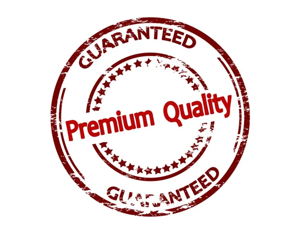 Rubber Stamp Text Premium Quality Guaranteed Vector Illustration — Stock Photo, Image