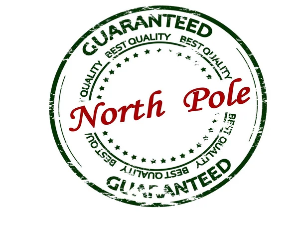 Sello Goma Con Texto Polo Norte Interior Ilustración Vectorial —  Fotos de Stock