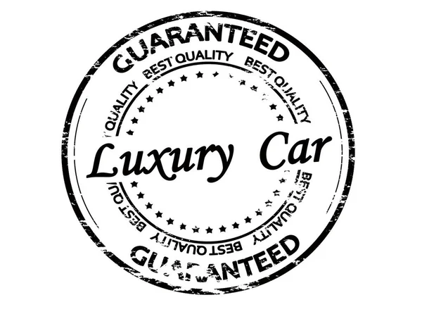 Rubber Stamp Text Luxury Car Vector Illustration — Stock Photo, Image