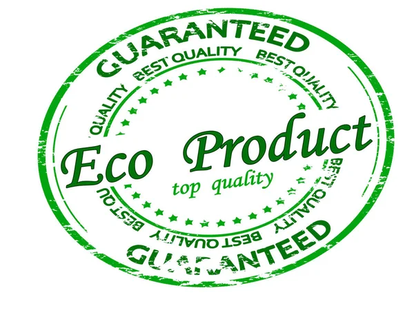 Rubber Stempel Met Tekst Eco Product Binnen Vector Illustratie — Stockfoto