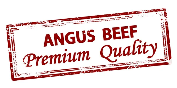 Rubber Stamp Text Angus Beef Premium Quality Vector Illustration — Stock Photo, Image