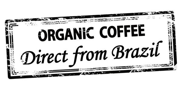 Rubber Stamp Text Organic Coffee Vector Illustration — Stock Photo, Image