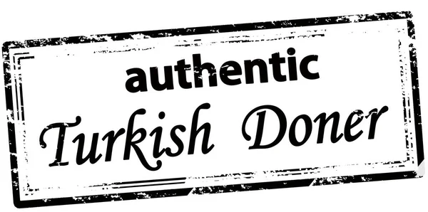Rubber Stamp Text Turkish Doner Vector Illustration — Stock Photo, Image