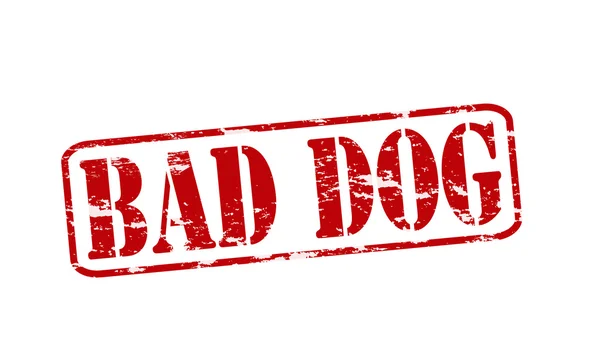 Bad dog — Stock Vector