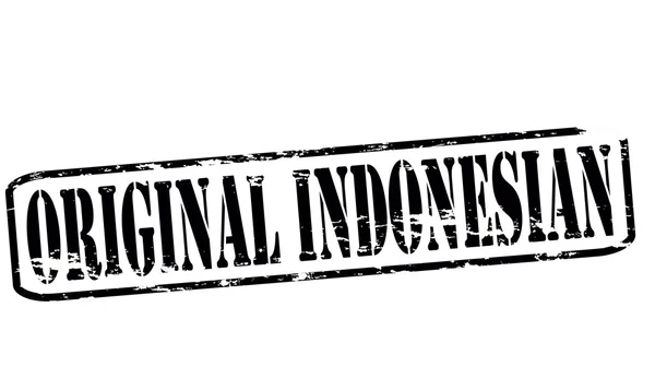 Originale indonesiano — Vettoriale Stock