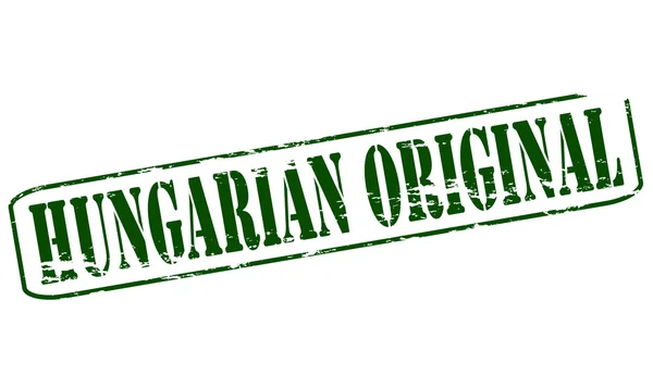 Hungarian original — Stock Vector