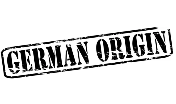 German origin — Stock Vector