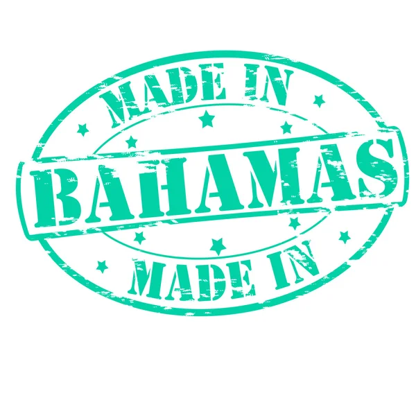 Made in Bahamas — Stock Vector