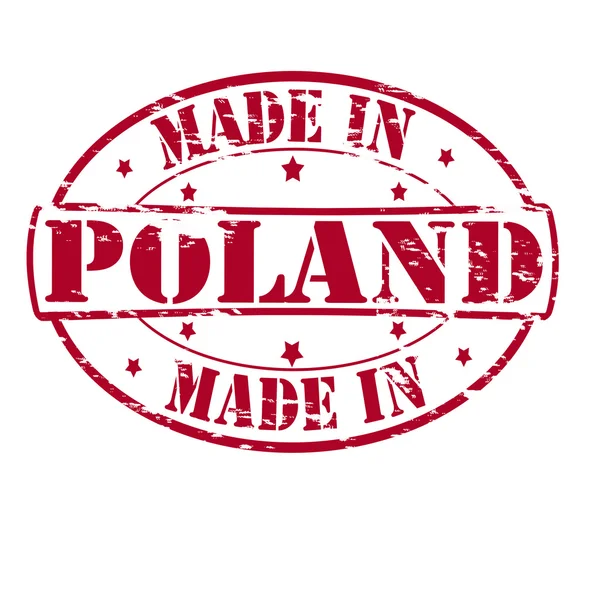 Gemaakt in Polen — Stockvector