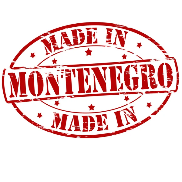 Made in Montenegro — Stock Vector