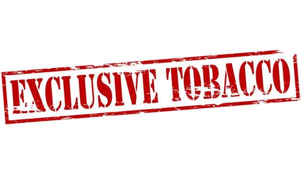 Exclusieve tabak — Stockvector