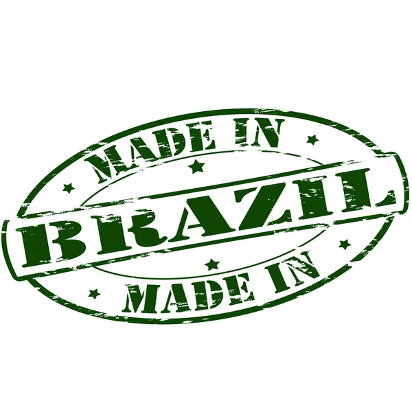 Made in Brasilien — Stockvektor