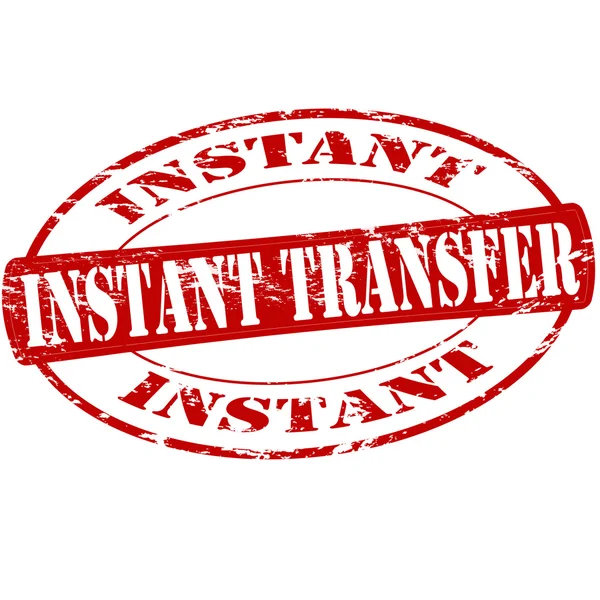 Transferencia instantánea — Vector de stock