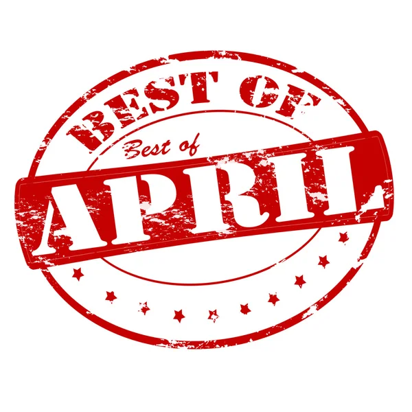 Das Beste vom April — Stockvektor