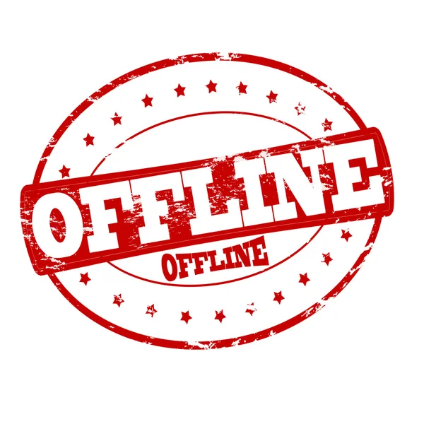 Off line — Stock Vector