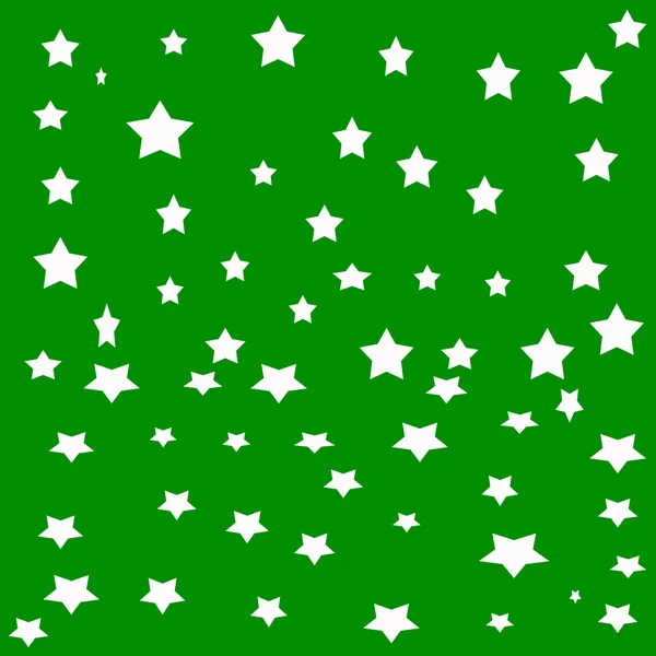 Étoiles blanches — Image vectorielle