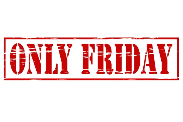 Only Friday — Stock Vector