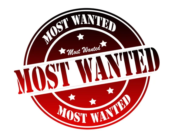 Most wanted — Stock Vector