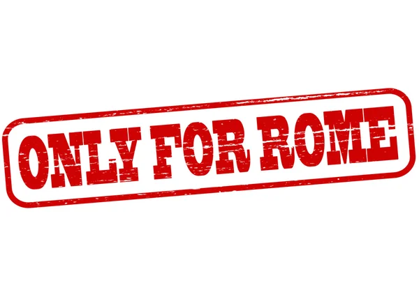 Alleen voor rome — Stockvector