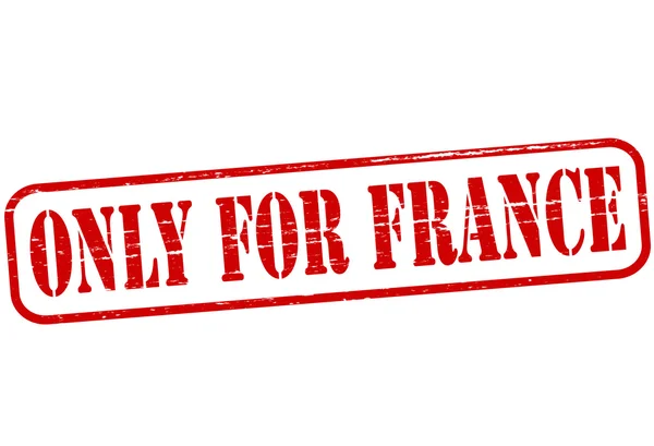 Only for France — Stock Vector