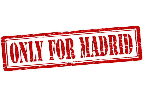 Nur für Madrids — Stockvektor