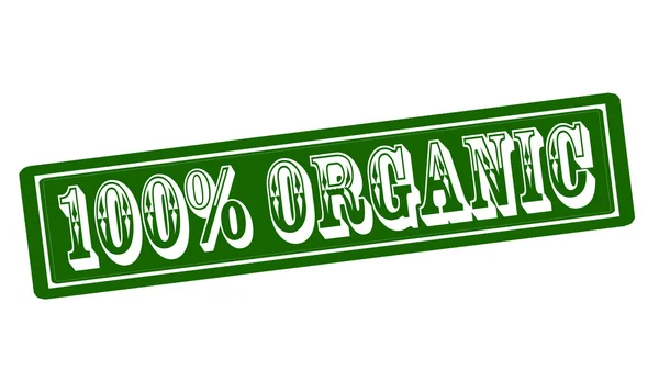 Sto procent organické — Stockový vektor