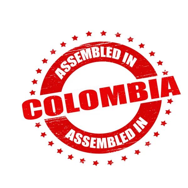Reunidos en Colombia — Vector de stock